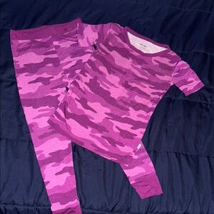 Purple Camouflage Kids Pajamas